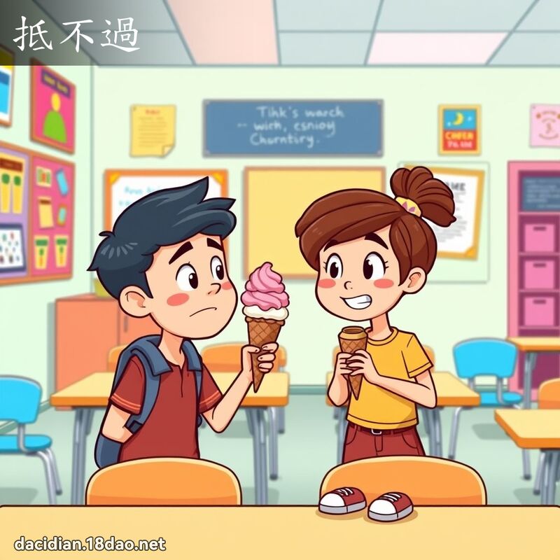 抵不過 - 國語大辭典配圖