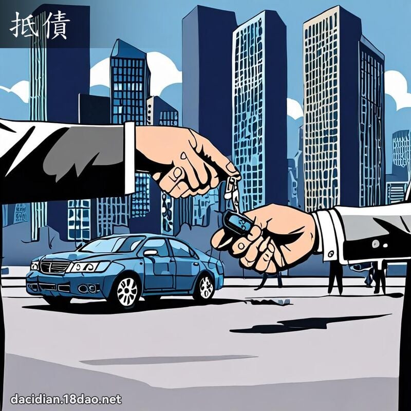 抵债 - 国语大辞典配图
