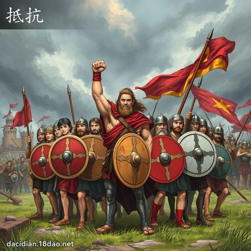 抵抗 - 國語大辭典配圖