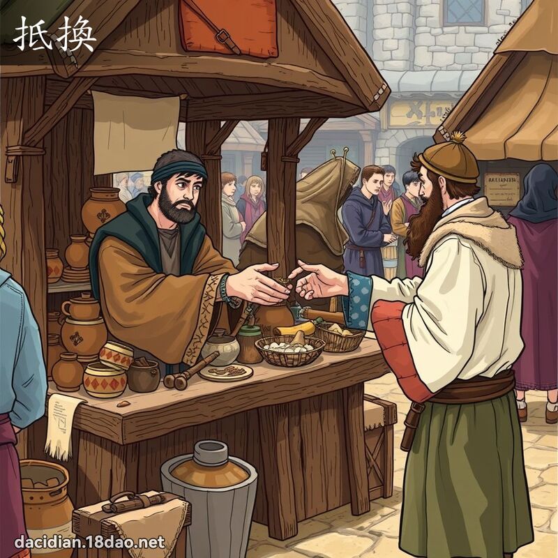 抵换 - 国语大辞典配图