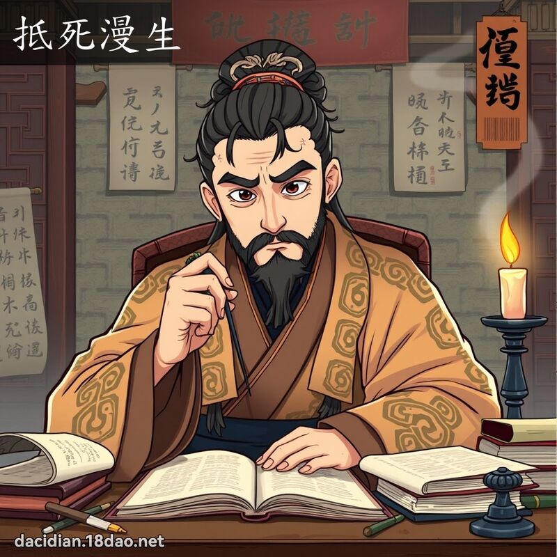 抵死漫生 - 國語大辭典配圖