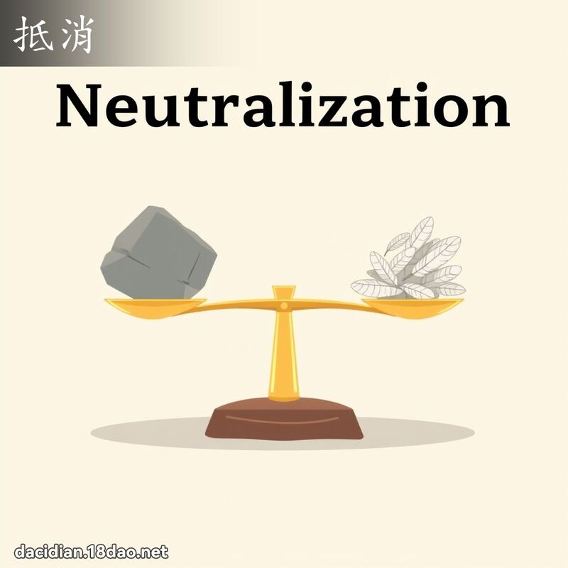 抵消 - 國語大辭典配圖