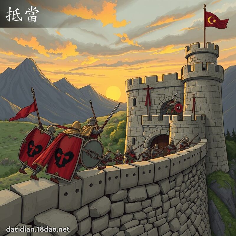 詞語: 抵當 (多意詞)