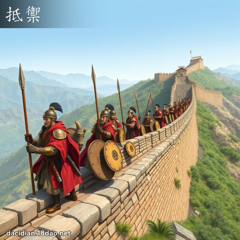 抵禦 - 國語大辭典配圖