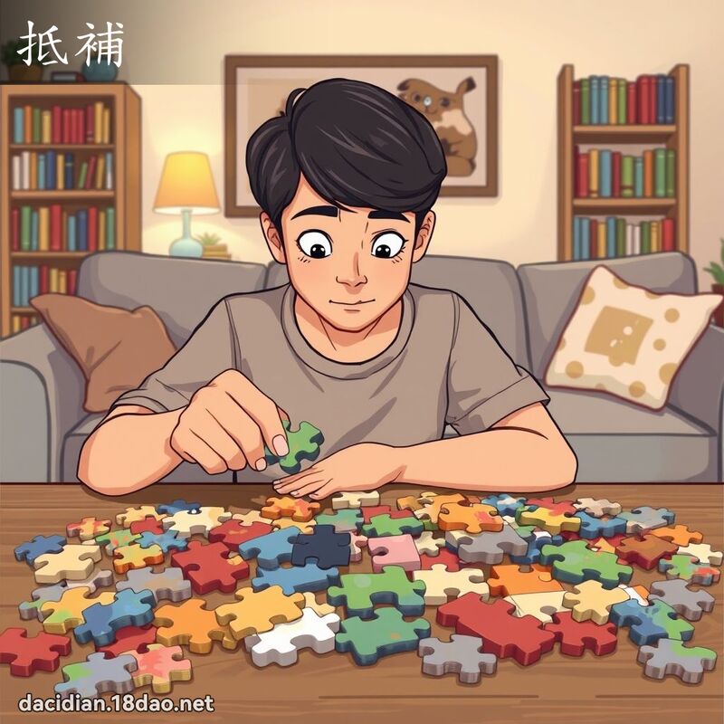 抵補 - 國語大辭典配圖