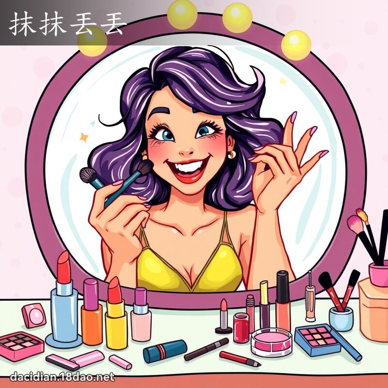 抹抹丟丟 - 國語大辭典配圖
