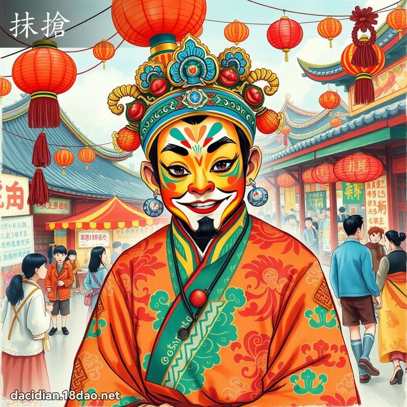 抹抢 - 国语大辞典配图