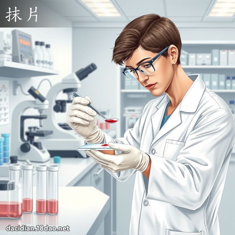 抹片 - 国语大辞典配图