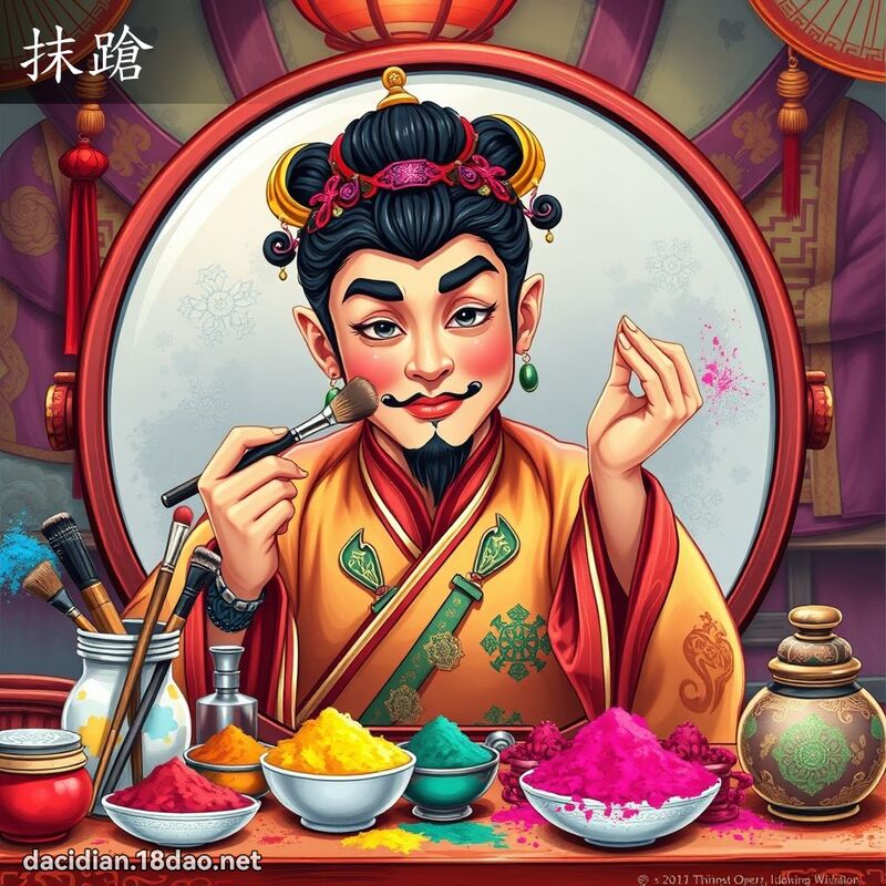 抹蹌 - 国语大辞典配图