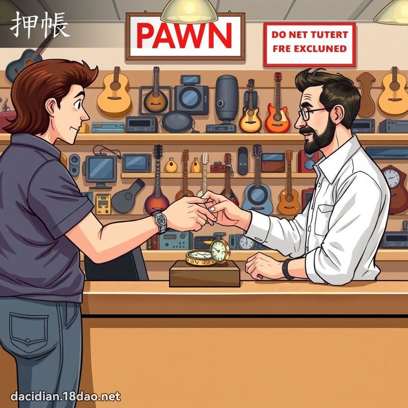 押帳 - 國語大辭典配圖