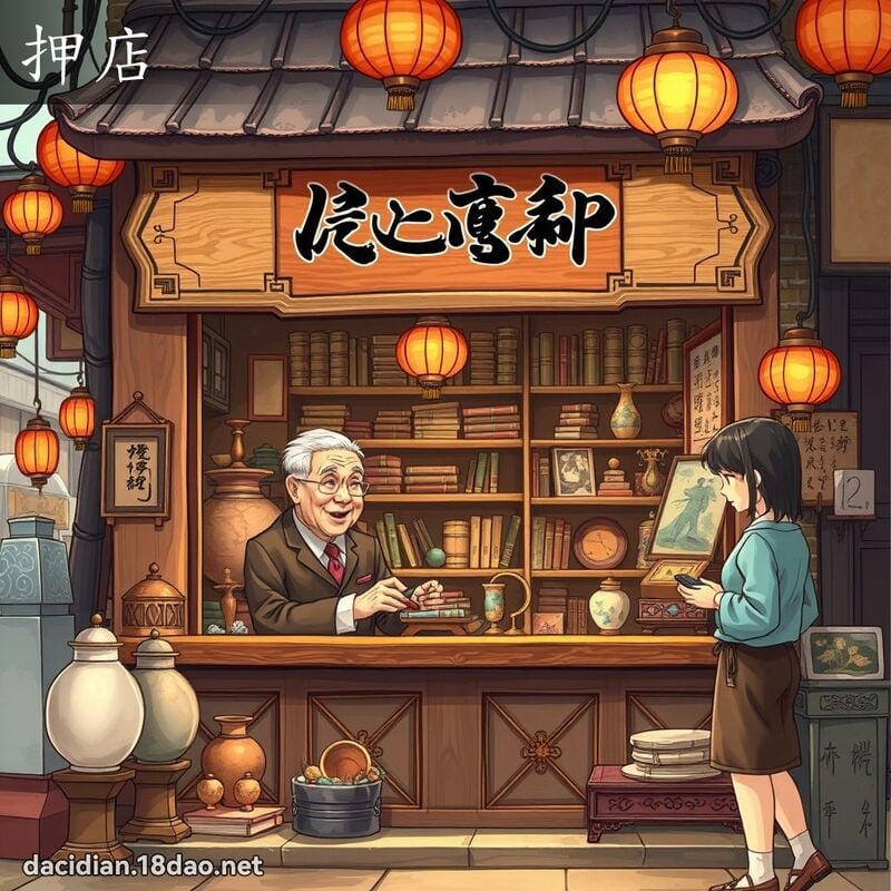 押店 - 国语大辞典配图