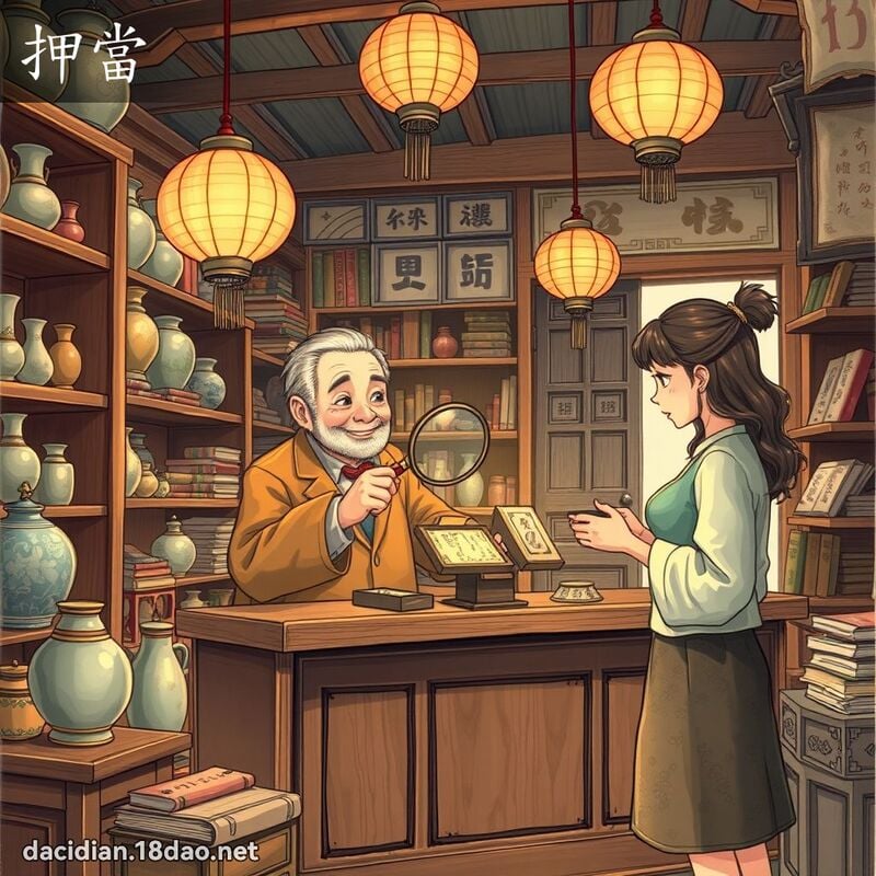 押当 - 国语大辞典配图