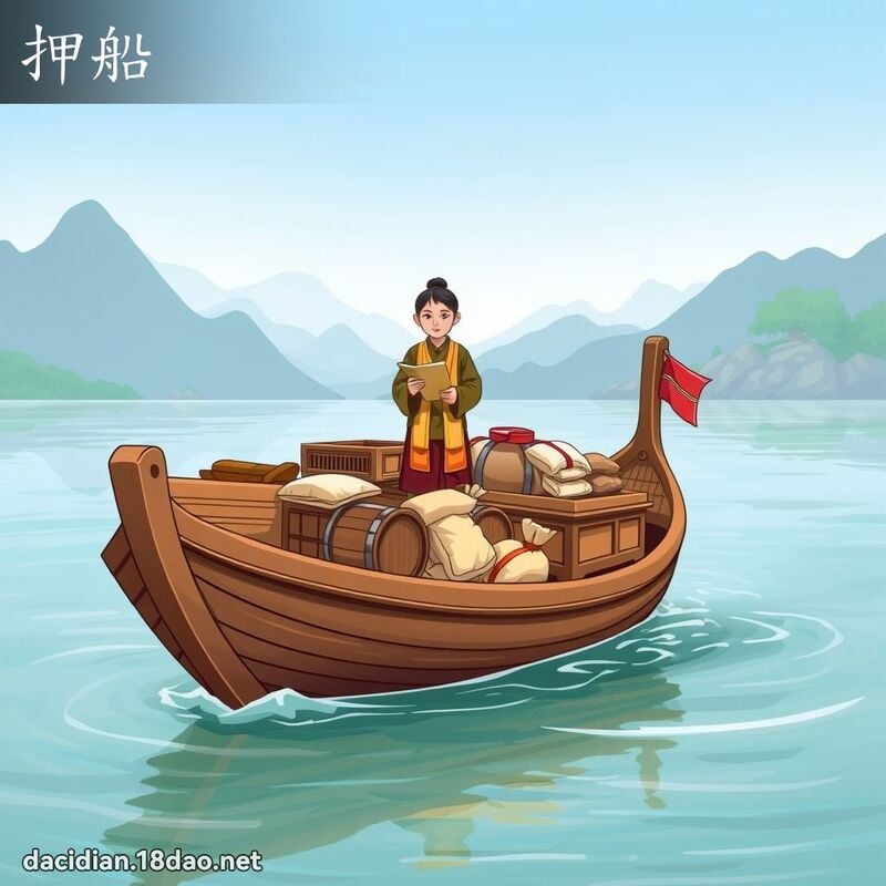 押船 - 國語大辭典配圖