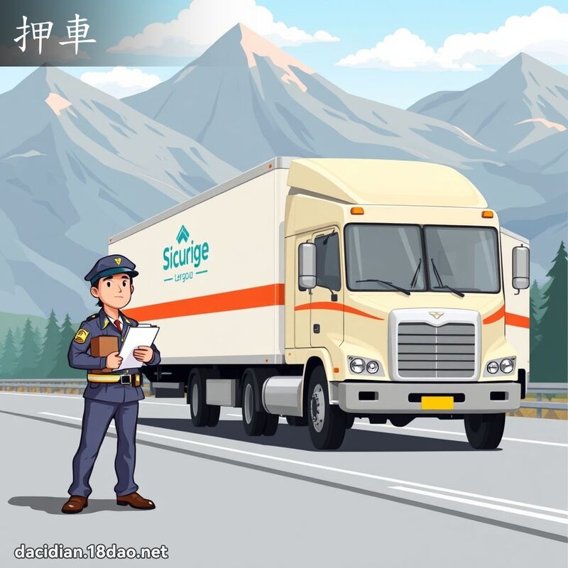 押車 - 國語大辭典配圖