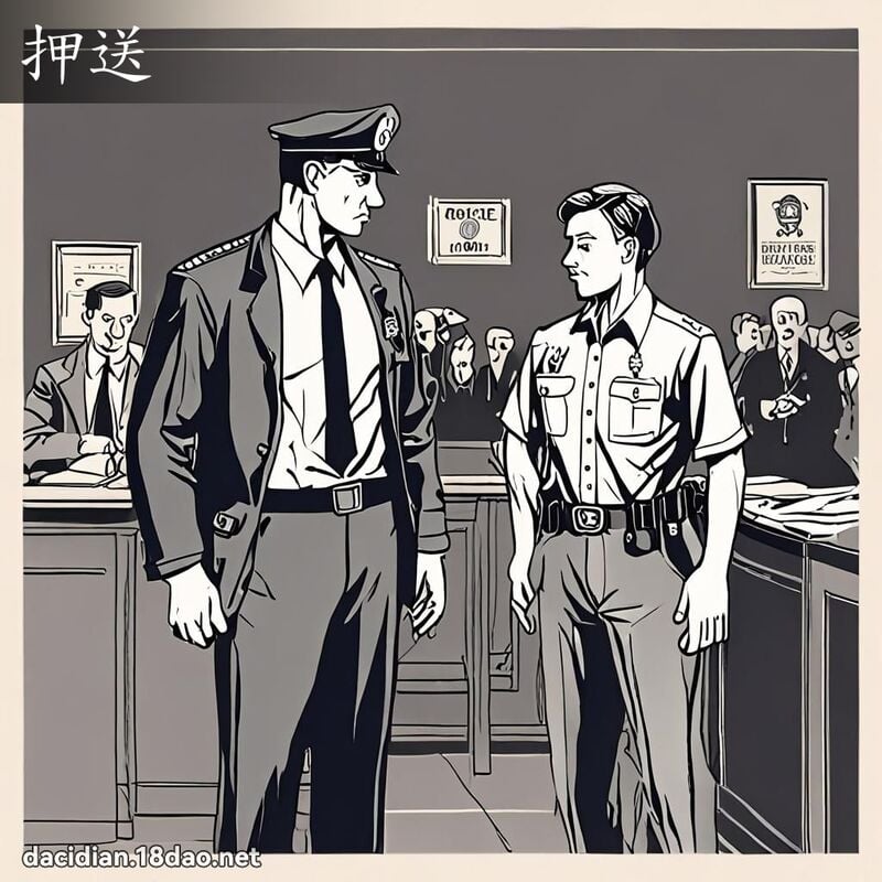 押送 - 国语大辞典配图