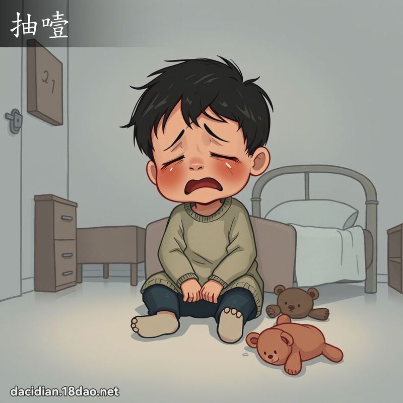 抽噎 - 國語大辭典配圖