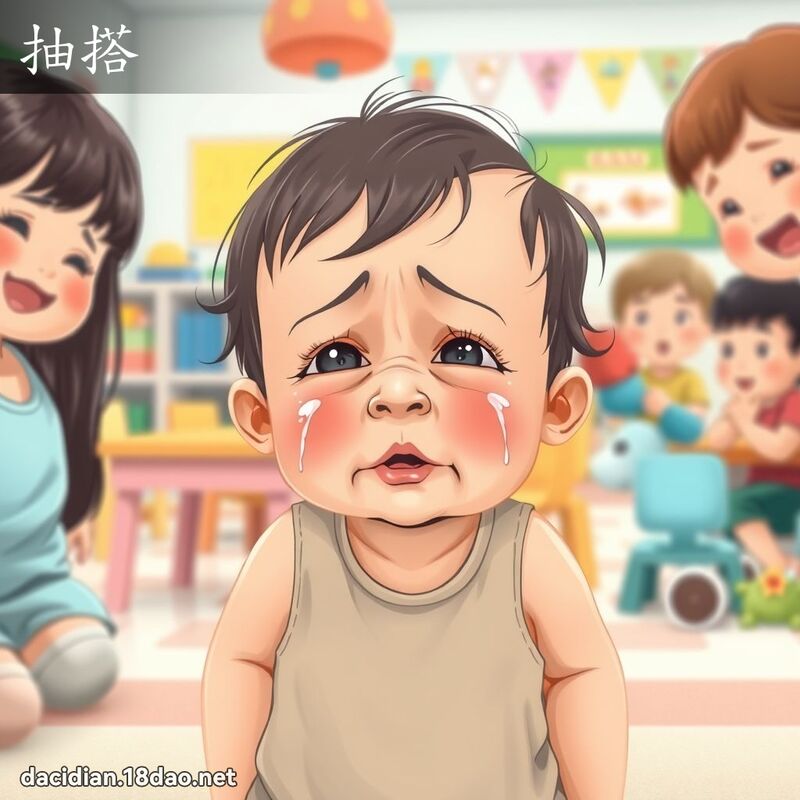 抽搭 - 國語大辭典配圖