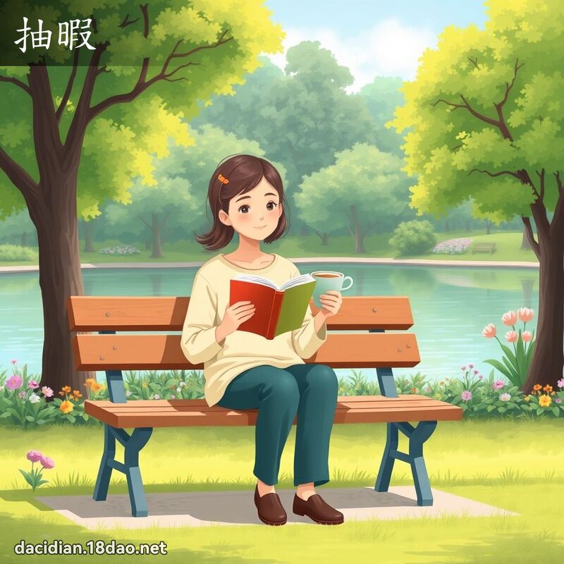 抽暇 - 國語大辭典配圖