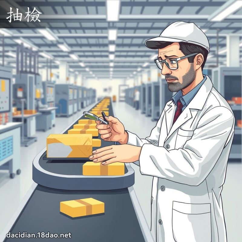 抽检 - 国语大辞典配图