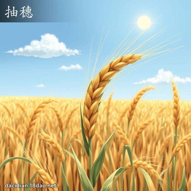 抽穗 - 国语大辞典配图
