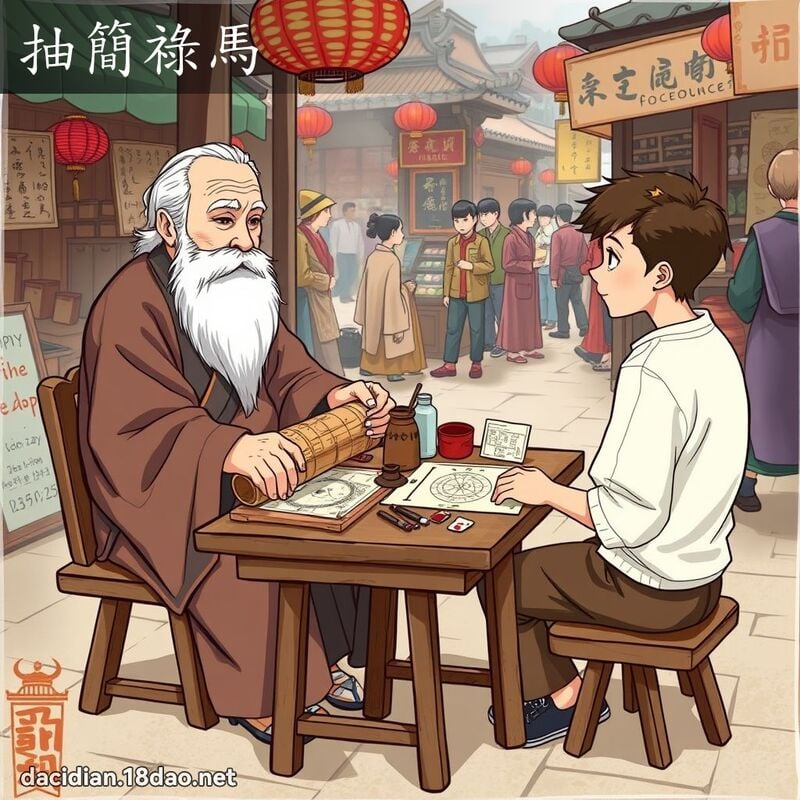 抽簡祿馬 - 國語大辭典配圖