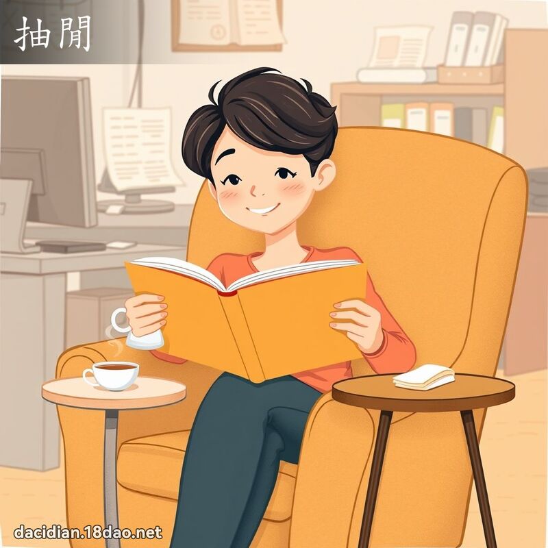 抽閒 - 國語大辭典配圖