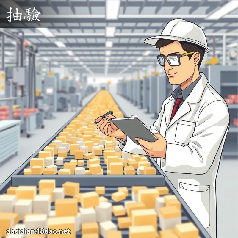 抽验 - 国语大辞典配图