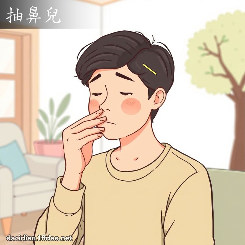 抽鼻儿 - 国语大辞典配图