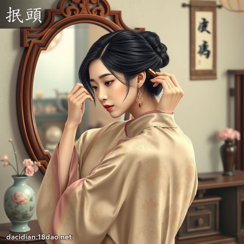 抿头 - 国语大辞典配图