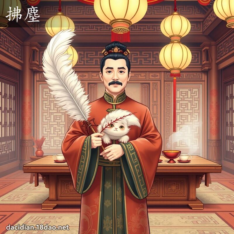 拂塵 - 國語大辭典配圖