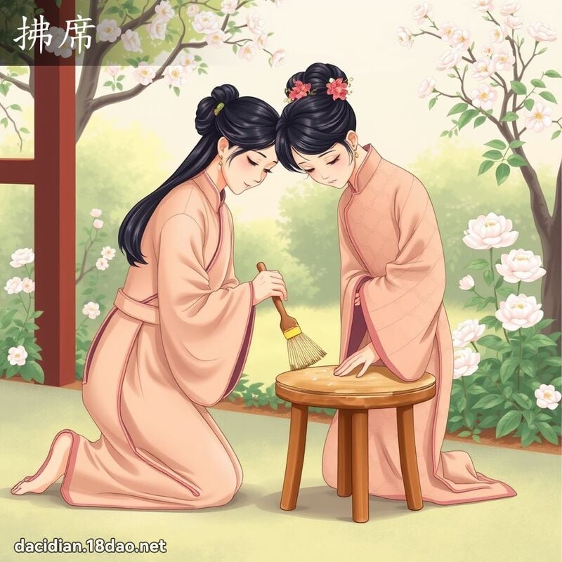 拂席 - 国语大辞典配图