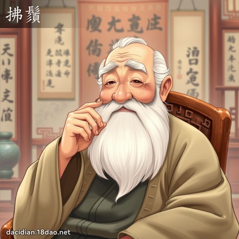 拂鬚 - 國語大辭典配圖