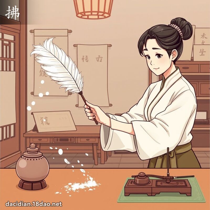 漢字: 拂 (多音字)
