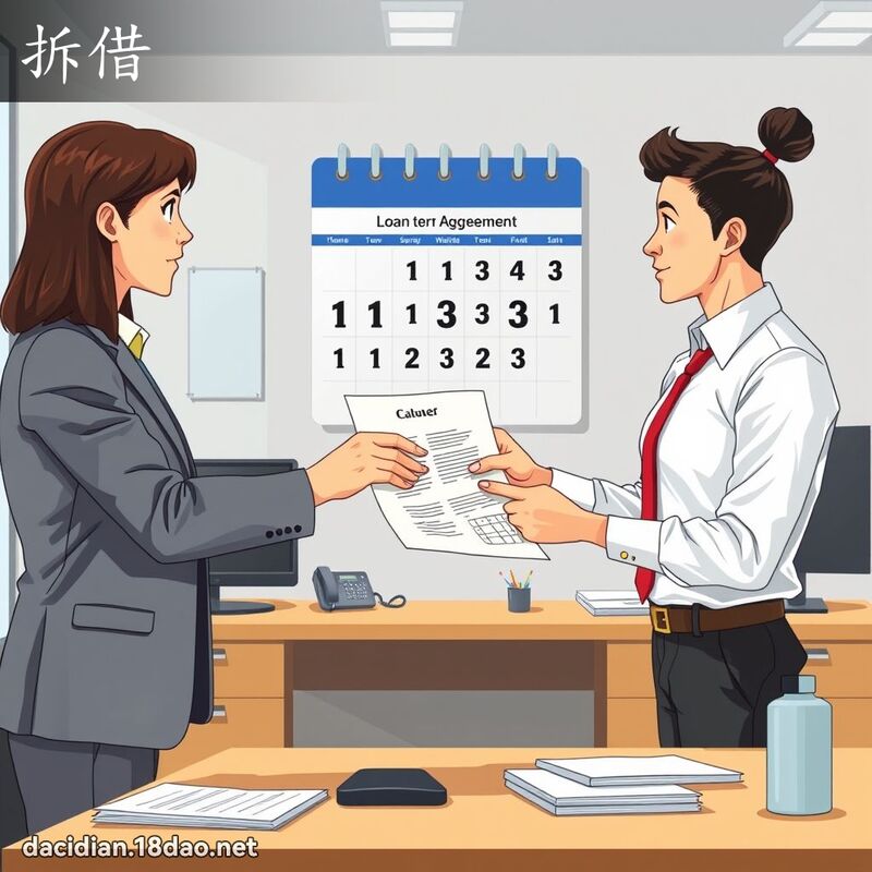 拆借 - 國語大辭典配圖