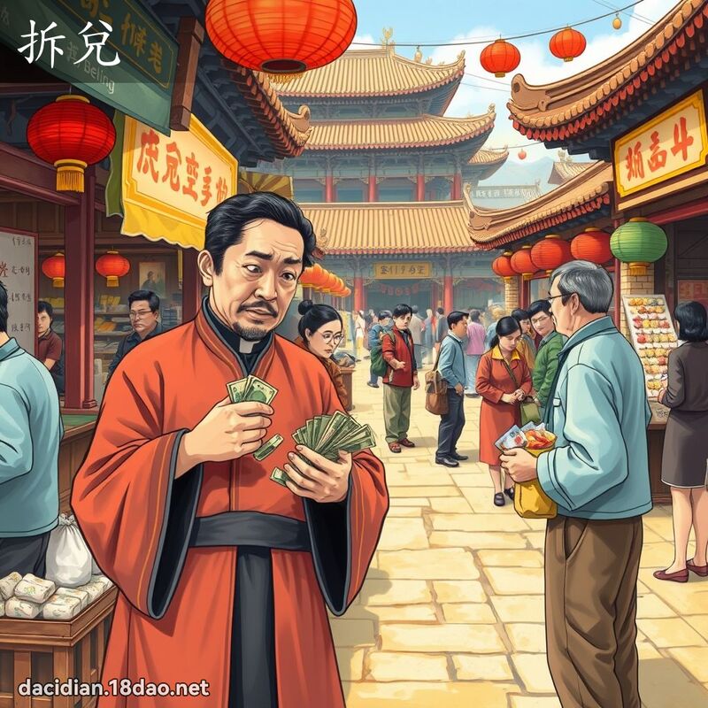 拆兌 - 國語大辭典配圖