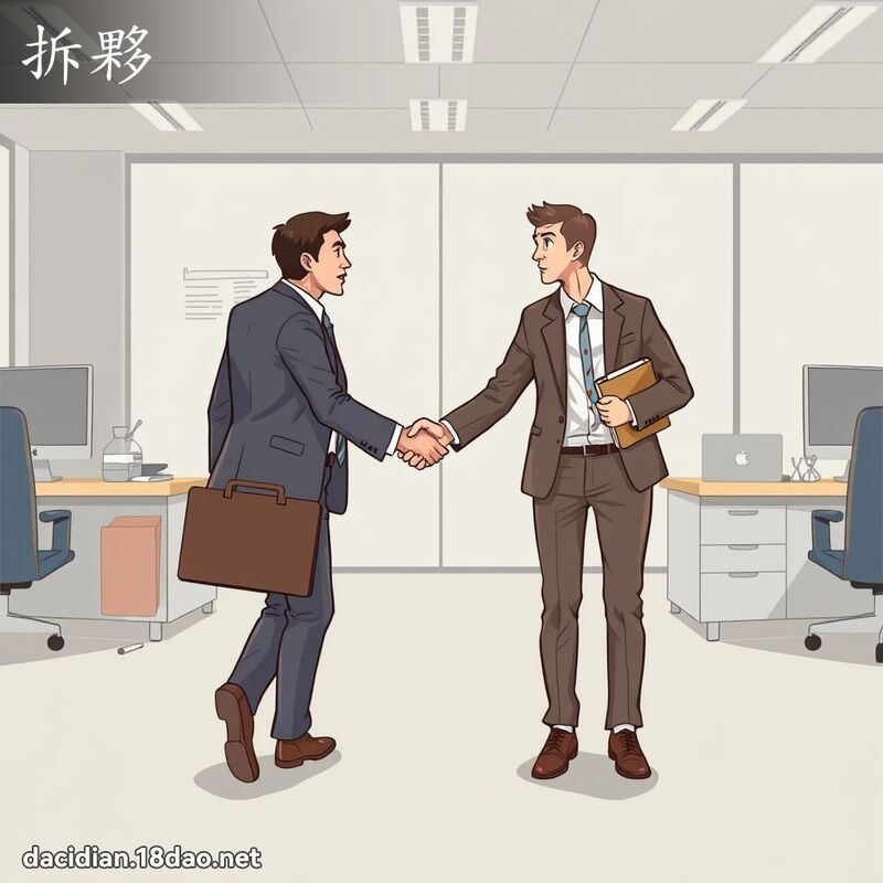 拆夥 - 國語大辭典配圖