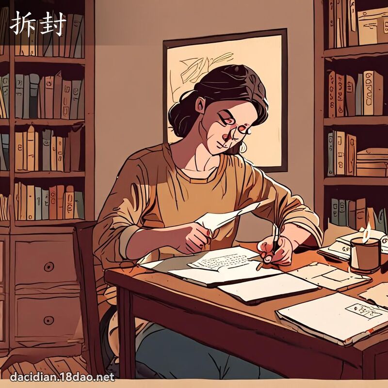 拆封 - 国语大辞典配图