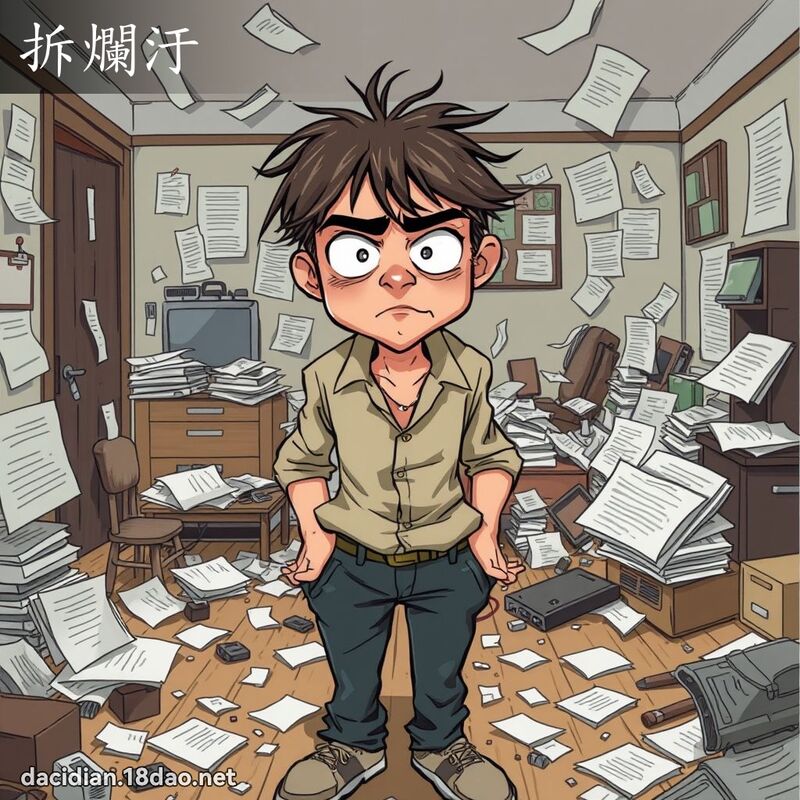 词语: 拆烂汙 (多意词)
