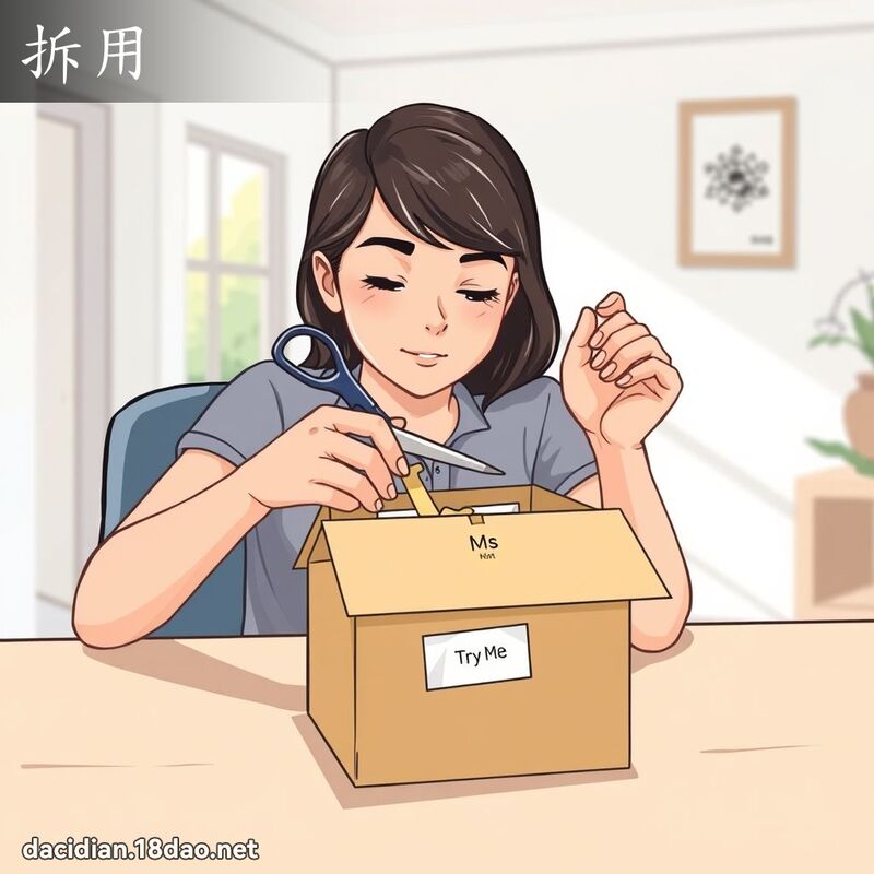 拆用 - 国语大辞典配图