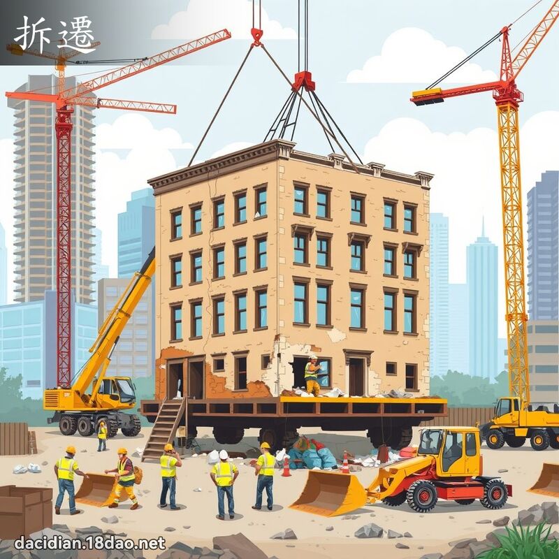 拆遷 - 國語大辭典配圖