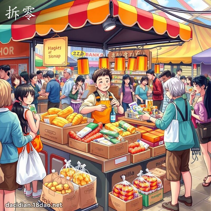 拆零 - 国语大辞典配图