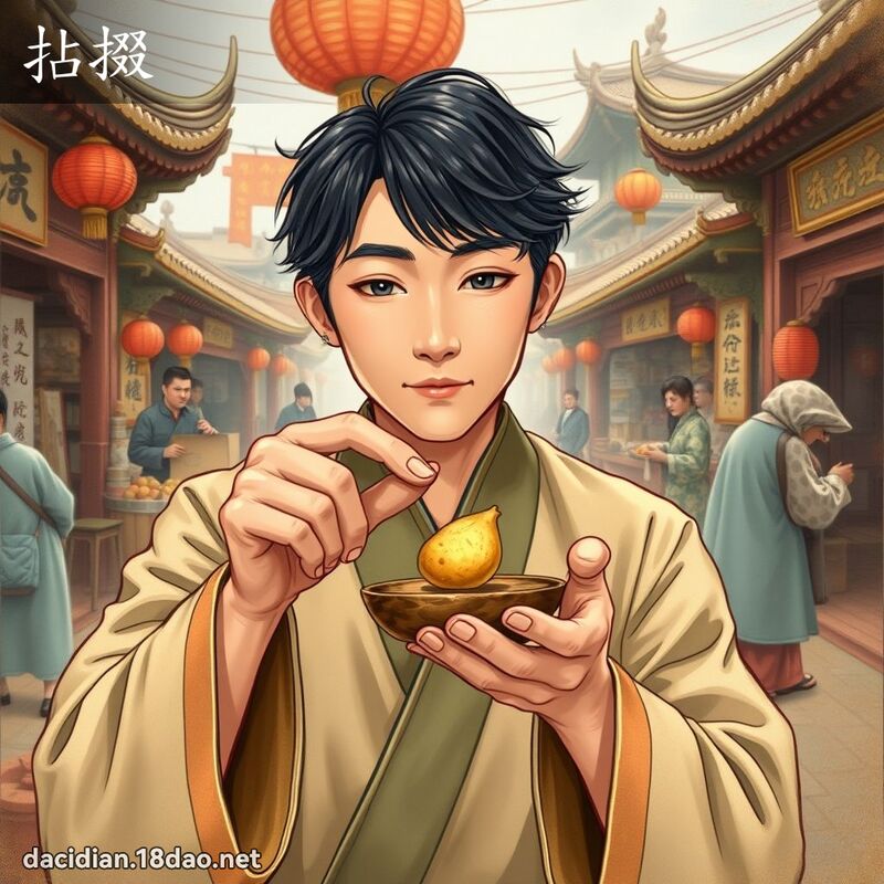 詞語: 拈掇 (多意詞)