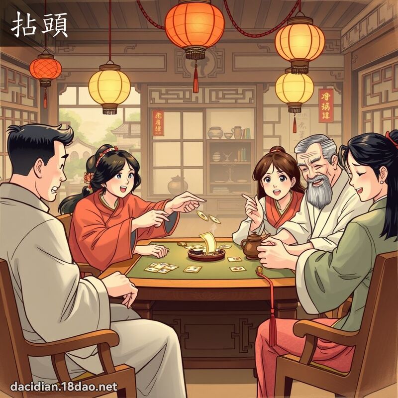 拈頭 - 國語大辭典配圖