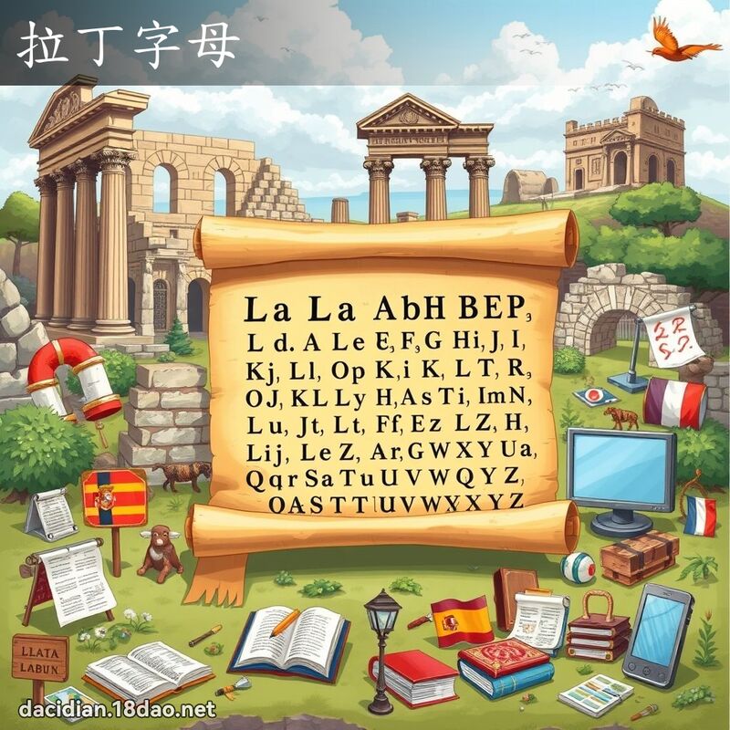拉丁字母 - 國語大辭典配圖