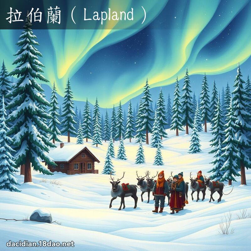 拉伯蘭（Lapland） - 國語大辭典配圖