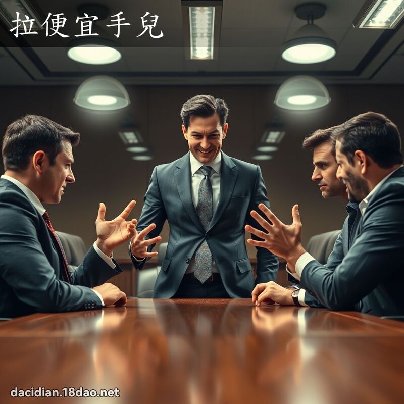 拉便宜手兒 - 國語大辭典配圖
