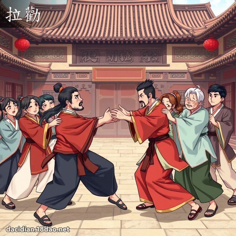 拉勸 - 國語大辭典配圖