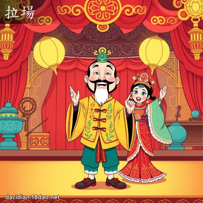拉场 - 国语大辞典配图