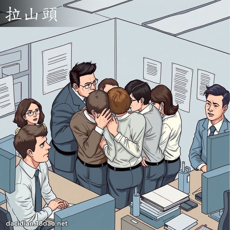 拉山頭 - 國語大辭典配圖