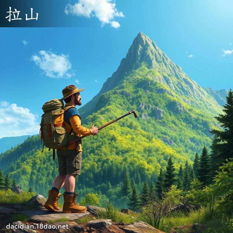 拉山 - 國語大辭典配圖